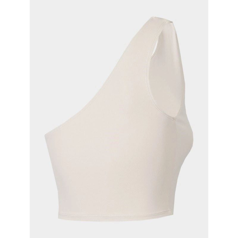Women's One-Shoulder Yoga Crop Top 4F H4Z22-TSD033 Kobieta/Odzież/Koszulki i T-shirty/Koszulki bez rękawa Your Sports Performance