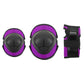 Protectors set Nils Extreme PURPLE size S H110 Accessories/Protectors and knee pads Your Sports Performance