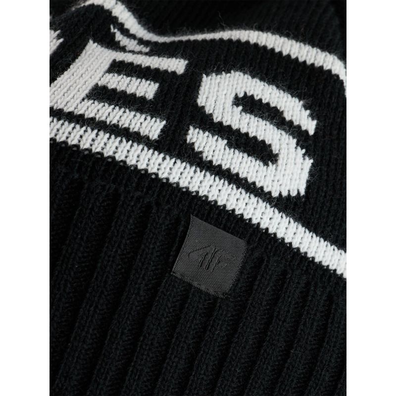 Women's winter hat with wool 4F 4FRAW25ACAPF0727-20S *Kategoria tymczasowa Your Sports Performance