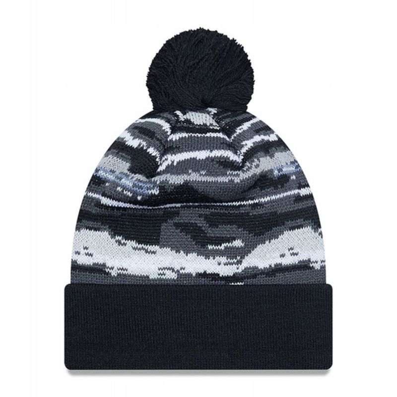 New Era Tottenham Hotspur FC Black Bobble Knit Beanie Hat - 60363502 Odzież/Czapki/Czapki z daszkiem Your Sports Performance