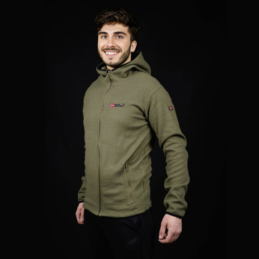Geographical Norway Unicia EO MEN 235 men's fleece sweatshirt (WW4510H/GNO-KAKI) In preparation Your Sports Performance