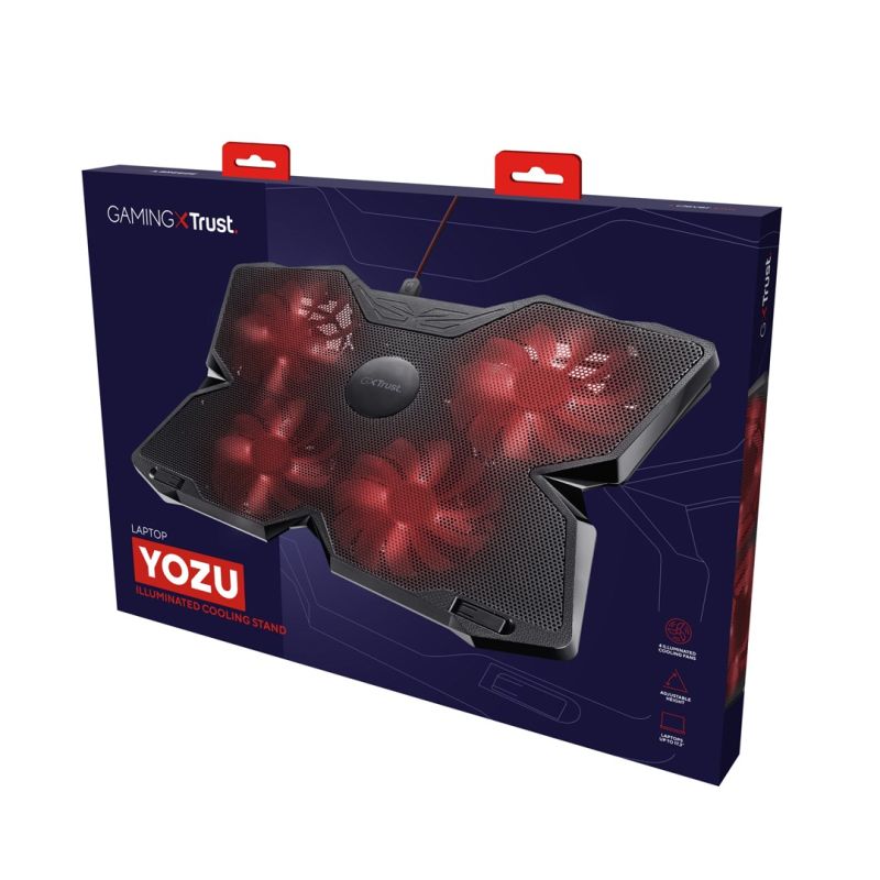 TRUST GXT 278 Yozu 20817 Cooling Pad (17.x inch; 4 fans) Chłodzenie/Podstawki pod notebooki Your Sports Performance