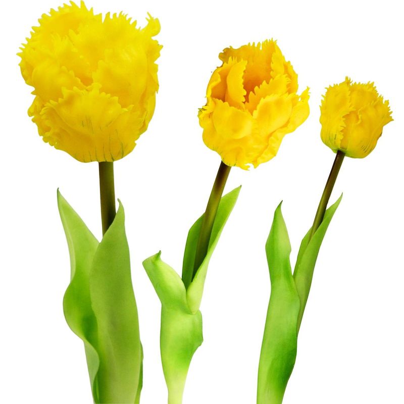 YELLOW TULIP 38CM LIFE-LIKE SPRING DECORATION Home and Garden/Equipment Your Sports Performance