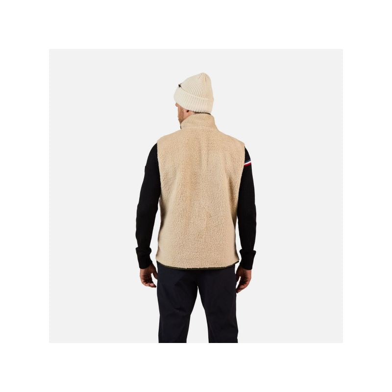 ROSSIGNOL Men's All Track Sherpa Vest Gray