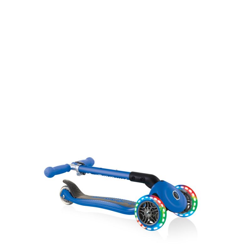 3-wheel scooter Globber Foldable Lights Navy Blue Jr 437-100 Accessories/Skating/Hulajnogi Your Sports Performance
