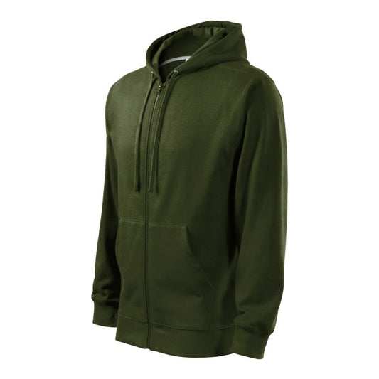 Men's Trendy Zipper Sweatshirt (Military) In preparation Your Sports Performance