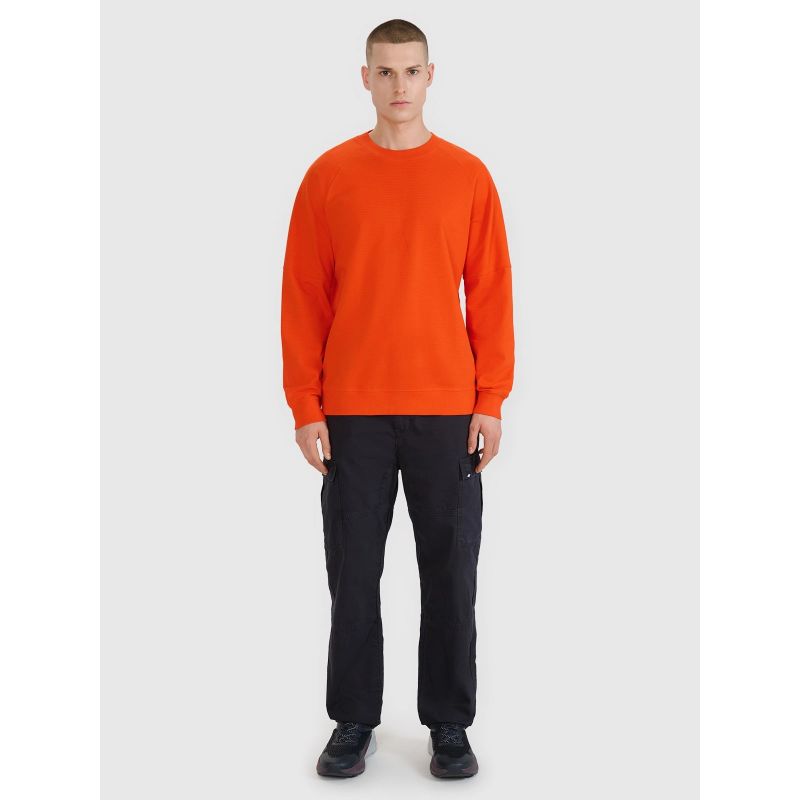 Men's sweatshirt without zipper and hood 4F 4FRSS25TSWSM2179-70S *Kategoria tymczasowa Your Sports Performance