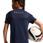 Nike FC Barcelona Strike Kids T-Shirt Navy Blue and Burgundy II3237 401