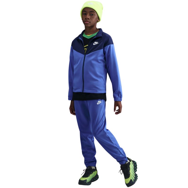 Nike Sportswear kids' tracksuit blue HQ9315 411