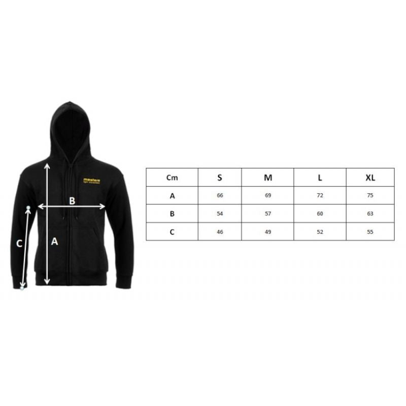 Masters M 04473-01M zip-up hoodie Clothing/Training/Masters Your Sports Performance