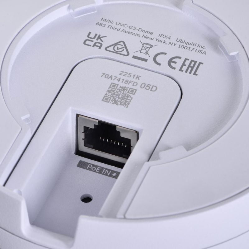 Ubiquti UniFi G5 Dome Camera (UVC-G5-Dome) 4MP 2688 x 1512 (16:9) IPX4 IK08 CCTV IP/Kamery Your Sports Performance