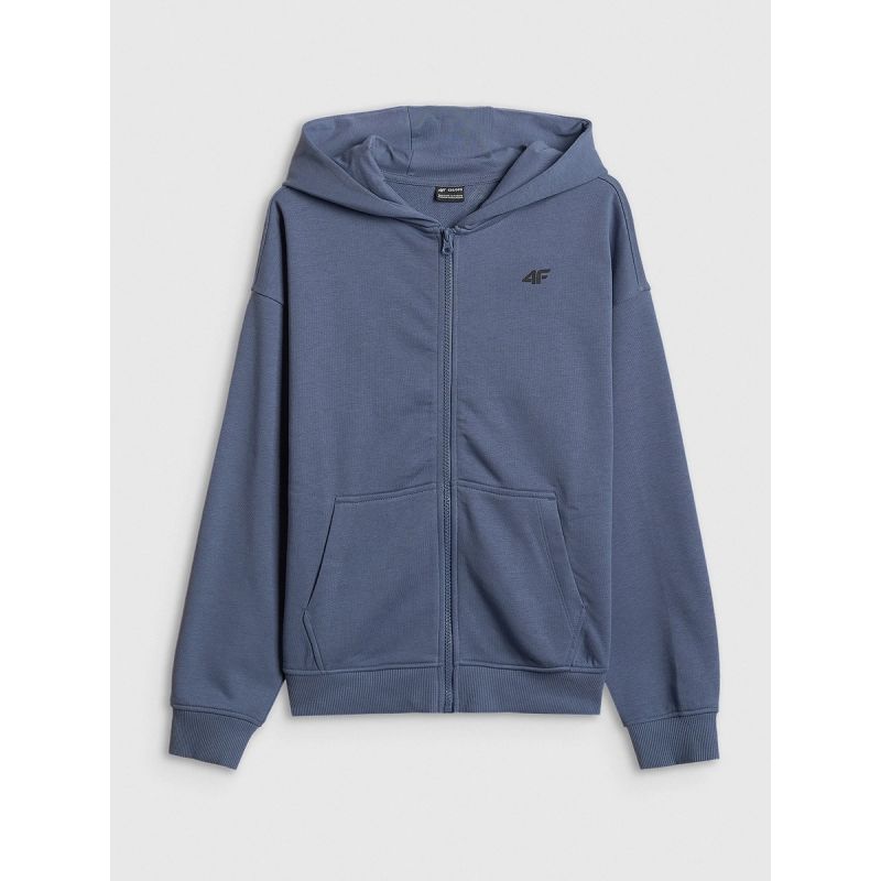 Boy's loose hooded sweatshirt 4F 4FJRSS26TSWSM3051-33S