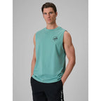 Men's relaxed sleeveless T-shirt with print 4F 4FRSS26TSLEM365-47S 4f