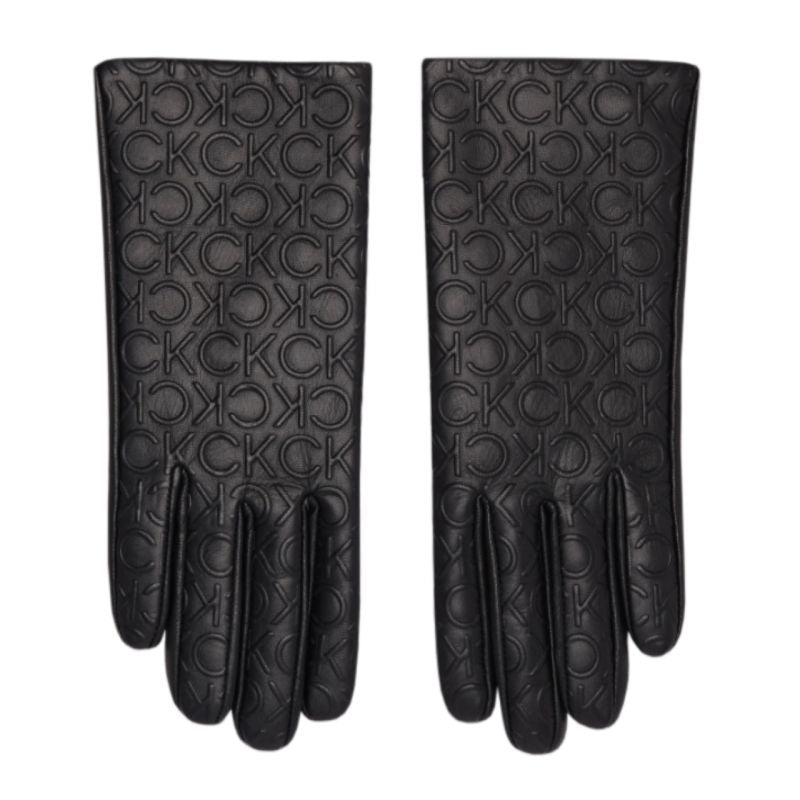 Calvin Klein Re-lock Debossed Leather Gloves W K60K609975 Clothing/Multisport/Calvin Klein Your Sports Performance