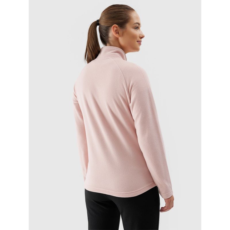 Women's fleece sweatshirt with a stand-up collar 4F *Kategoria tymczasowa Your Sports Performance