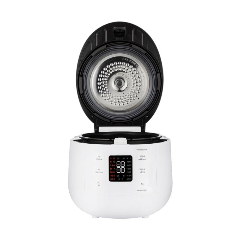 Cuckoo rice cooker + steamer 1.08l white CRP-ST0609F AGD - Produkty/Sztućce i przybory kuchenne Your Sports Performance