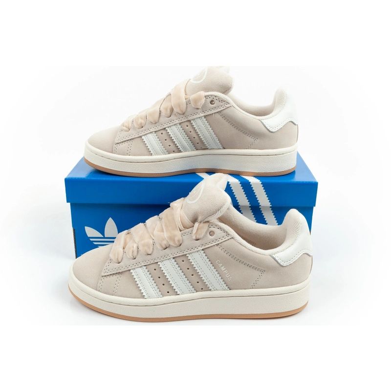 Adidas women's sports shoes Campus 00s leather sneakers beige Campus