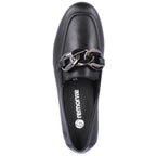 Comfortable leather shoes with a chain Remonte W RKR645, black Footwear/Lifestyle/Rieker Your Sports Performance