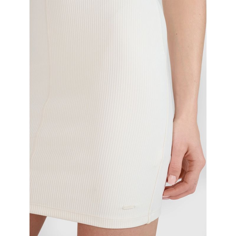 Women's ribbed knit mini dress 4F 4FRSS25TDREF188-11S *Kategoria tymczasowa Your Sports Performance