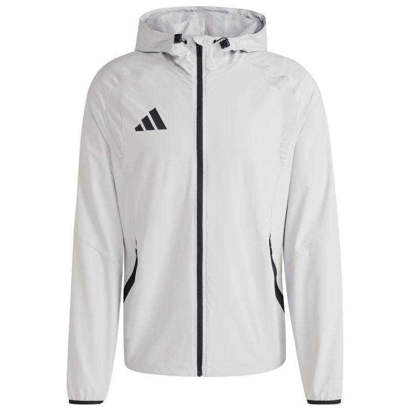 Men's adidas Tiro 26 Travel Windbreaker Jacket Light Gray KD3336