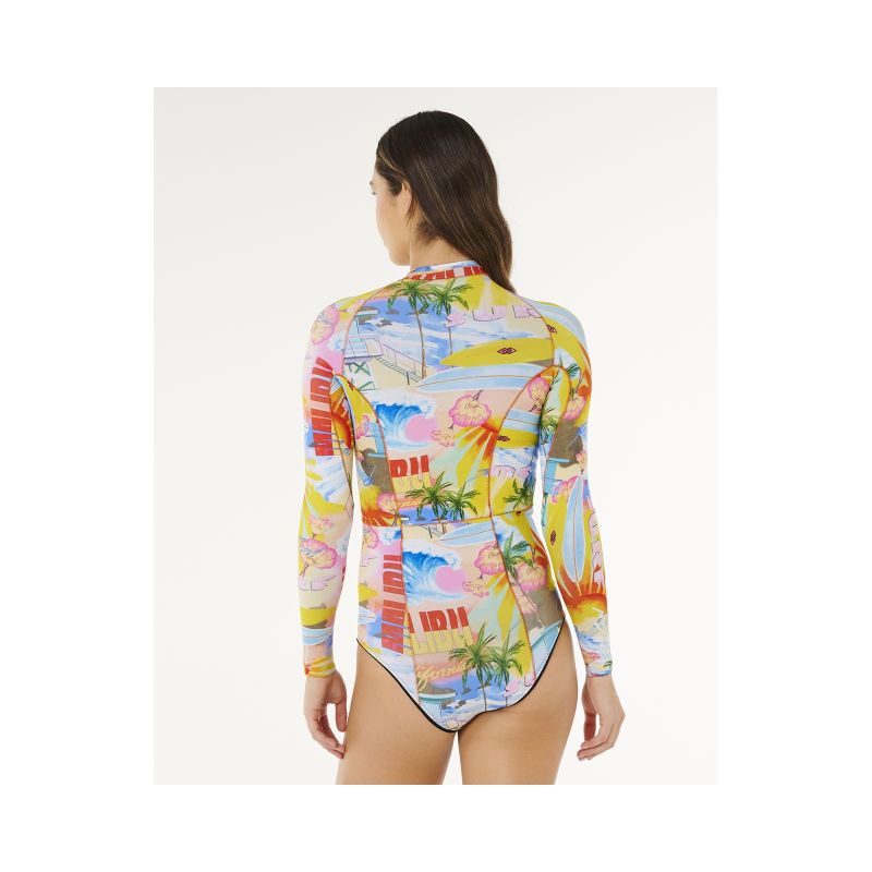 Women's wetsuit RIP CURL G-Bomb 1.5Mm Ls Fz Full Spring multicolor