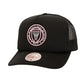 Mitchell & Ness Inter Miami CF MLS Evergreen Trucker Cap HT8611-IMCBLCK Clothing/Basketball/Mitchell & Ness Your Sports Performance