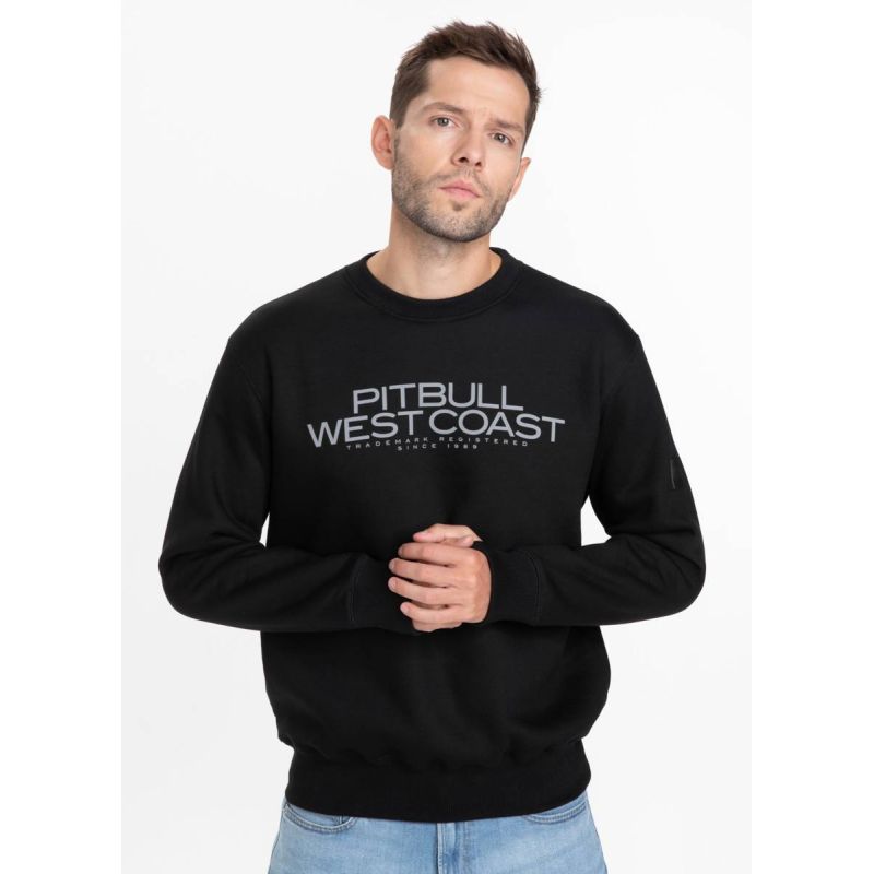 Pit Bull West Coast Crewneck BED 21 Men's Black Sweatshirt - 111020900 Odzież/Odzież na co dzień Your Sports Performance
