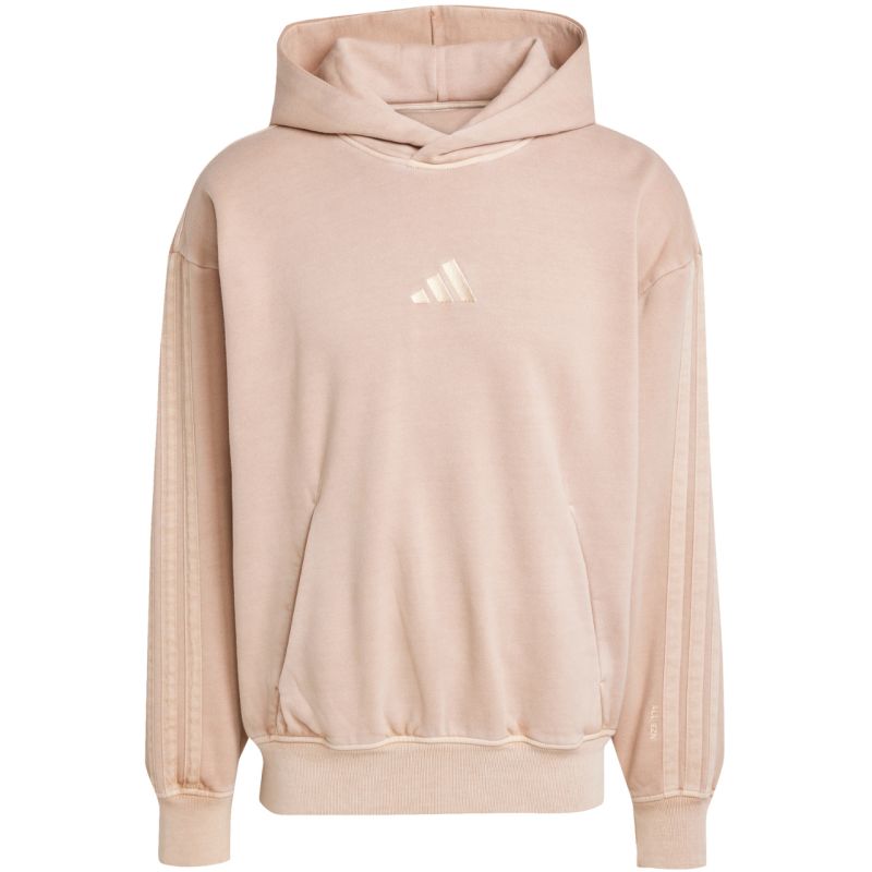 Men's adidas sweatshirt A SZN W FL HD beige JL6537 In preparation Adidas