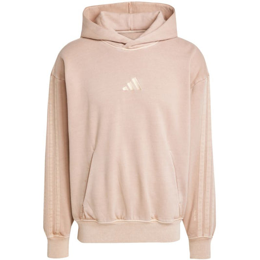 Men's adidas sweatshirt A SZN W FL HD beige JL6537 In preparation Adidas