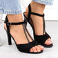 Sergio Leone W SK438 suede sandals, black Footwear/Lifestyle/Sergio Leone Your Sports Performance