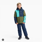 Trollkids Kids Hallingdal Jacket pine green/mystic blue/arctic blue (226-355)