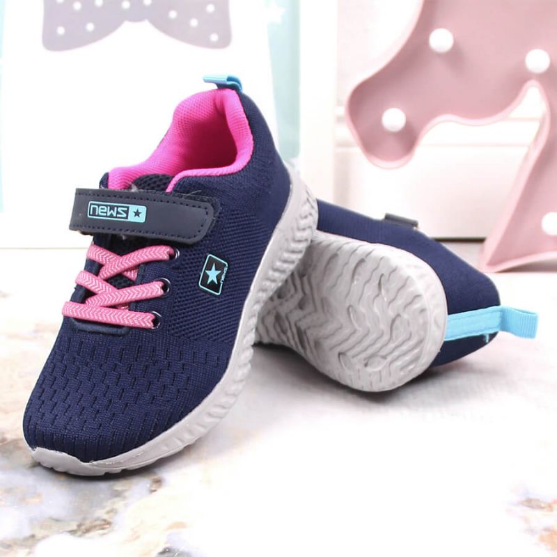 NEWS Jr EVE396A sports shoes, navy blue Footwear/Lifestyle/News Your Sports Performance
