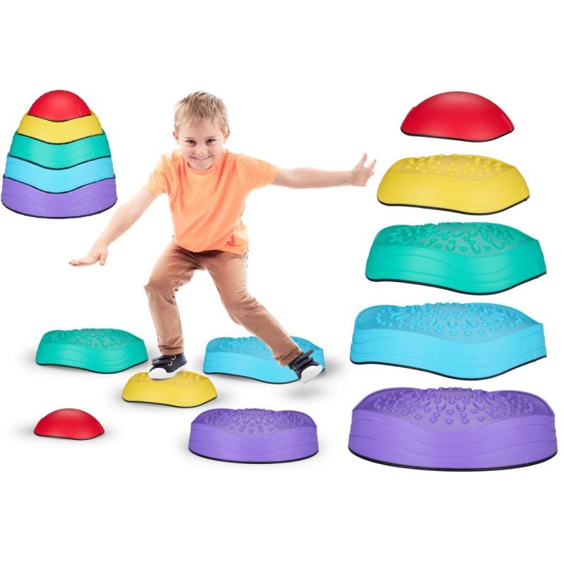 SENSORY PATH 5 PCS EDDY TOYS Sport/Siłownia I Fitness/Akcesoria Do Ćwiczeń/Dyski Sensoryczne Your Sports Performance