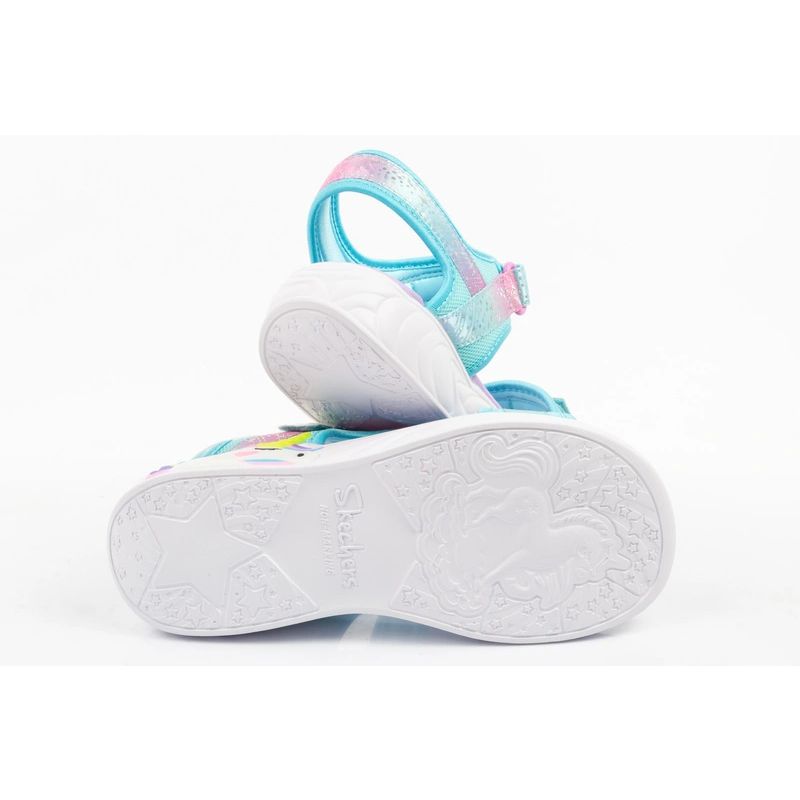 Skechers Unicorn Dreams children's shoes sandals for girls led
