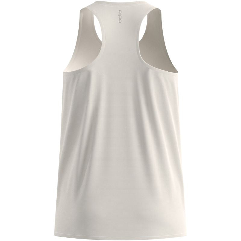Men’s Sleeveless Tech Top ODLO Tank Crew Neck ZEROWEIGHT CHILL-TEC beige