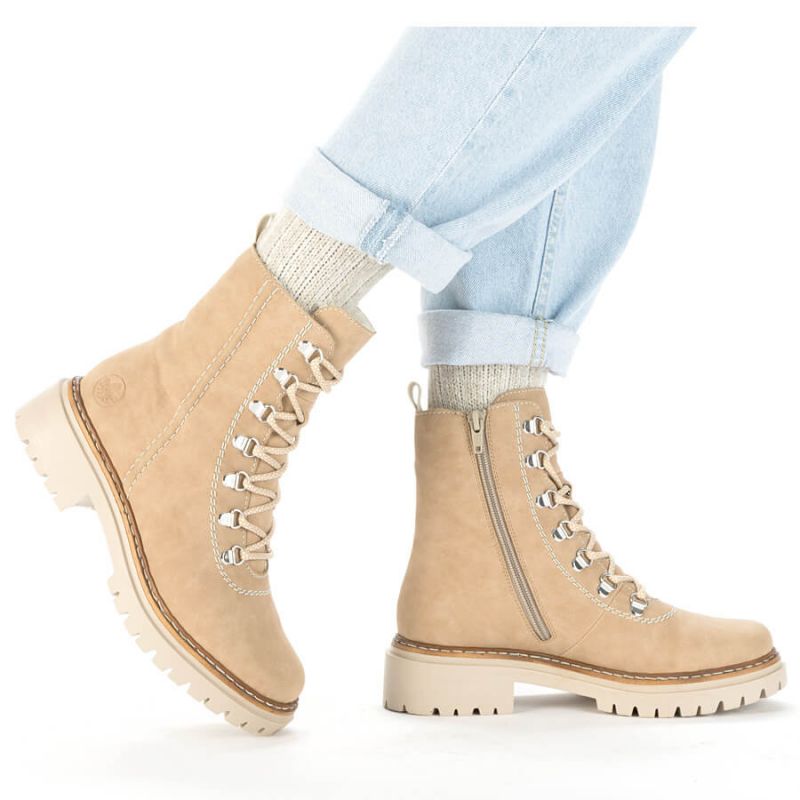 Rieker W RKR721 insulated work trousers beige Footwear/Lifestyle/Rieker Your Sports Performance
