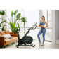 OVICX Q200X magnetic exercise bike with 15.6" TFT touchscreen, WIFI bluetooth & app