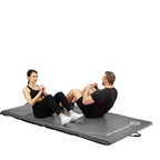 Folding gymnastic mattress gray 2400x1200x50mm HMS MGS01 In preparation Your Sports Performance