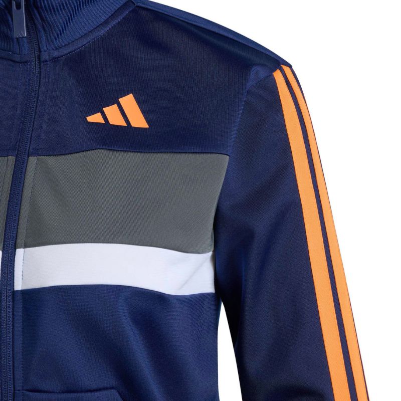 adidas Seasonal Essentials Tiberio 3-Stripes Navy Blue Kids Tracksuit KZ0148
