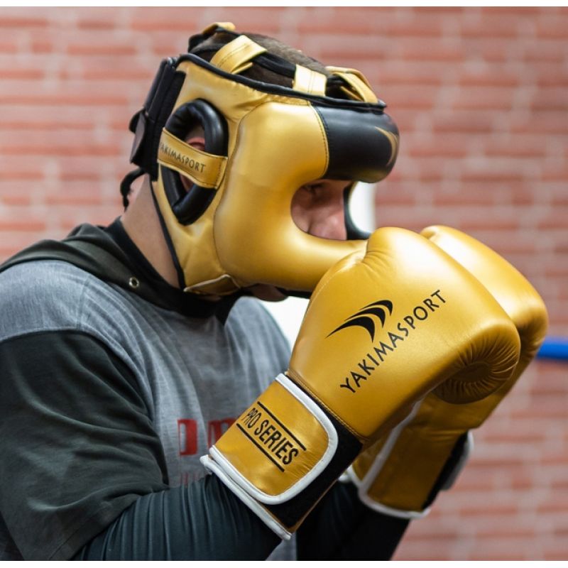 Yakima Sport Helmet with Nose Guard Pro L 100404L Accessories/Martial arts equipment/Kask bokserski Yakima