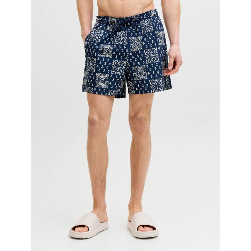 Jack&Jones men's swim shorts JPSTMAUI SHELL AOP SWIM SHORTS REG 12291808 PAGEENT BLUE Jack&Jones