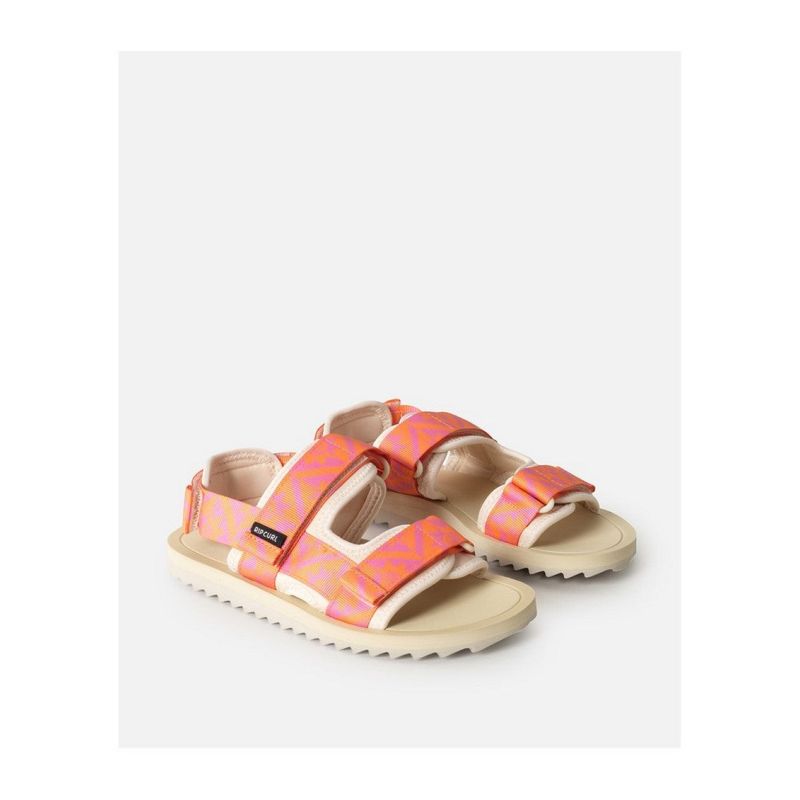 RIP CURL Newquay Bloom Open Toe-Girl Beach Flip-Flops Turquoise