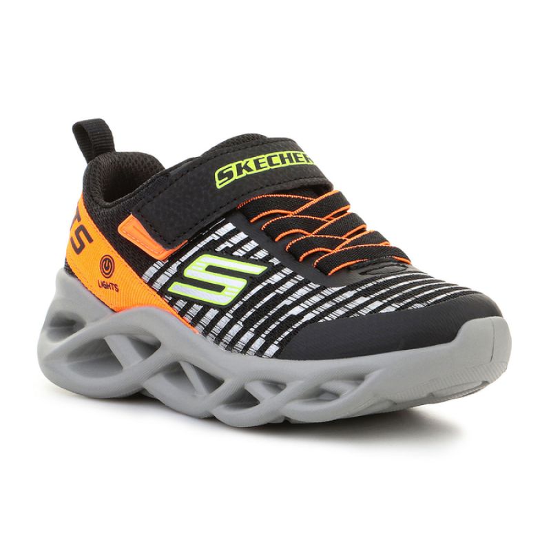 Skechers S Lights Jr 401650L-BKOR Footwear/Lifestyle/Skechers Skechers