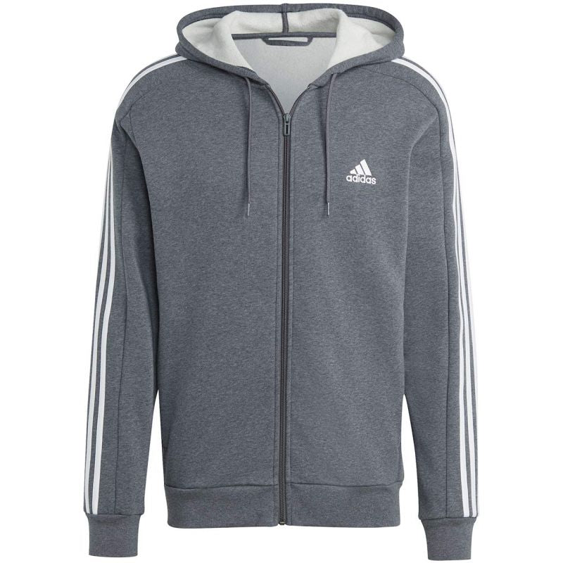 adidas Essentials Fleece 3-Stripes Full-Zip M Sweatshirt IJ6480 Clothing/Lifestyle Adidas