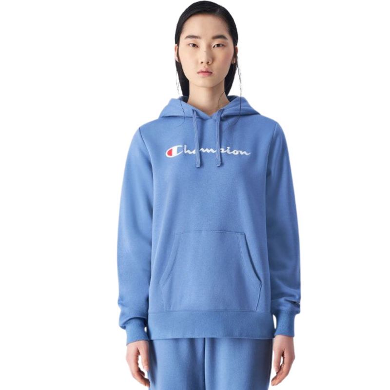 Champion Hooded sweatshirt blue W 117529 BS099 Clothing/Lifestyle/Champion Your Sports Performance