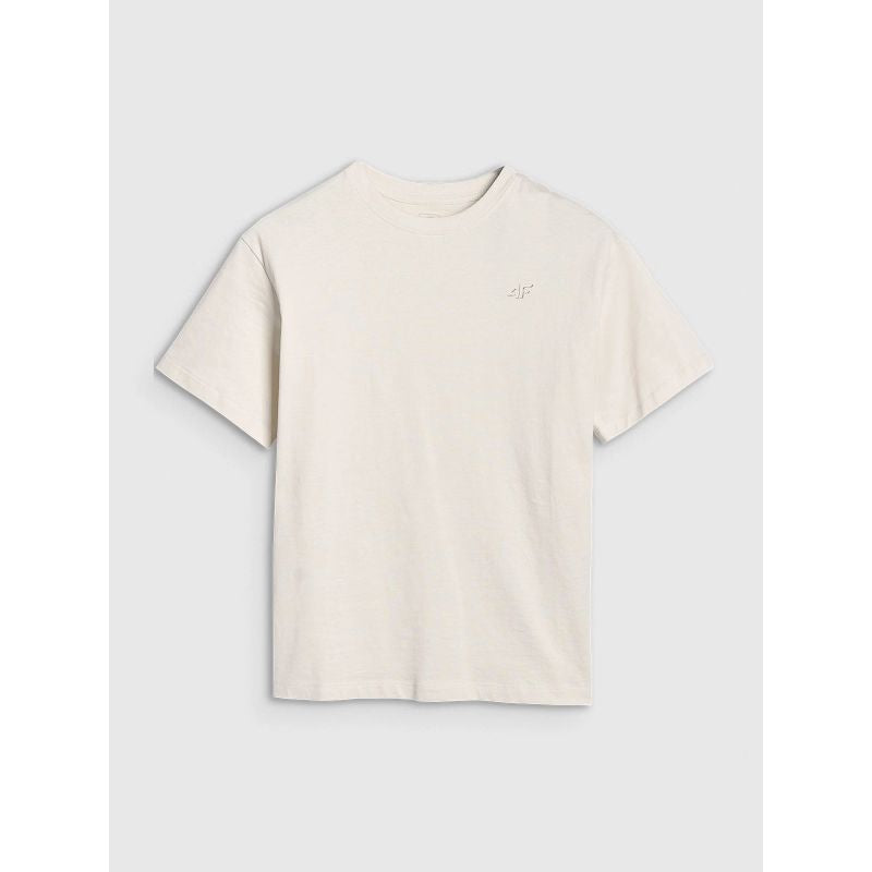 Girls' oversize plain T-shirt 4F 4FJWSS25TTSHF1851-12S