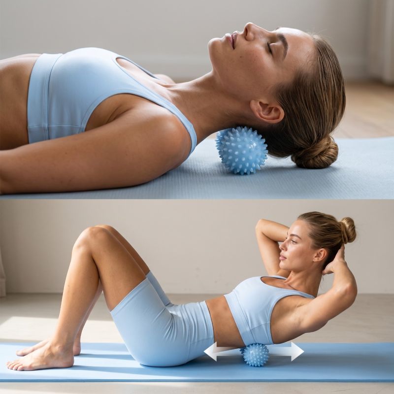Spokey DOUBLE PIN Double Massage Ball
