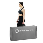 Folding gymnastic mattress gray 2400x1200x50mm HMS MGS01 In preparation Your Sports Performance