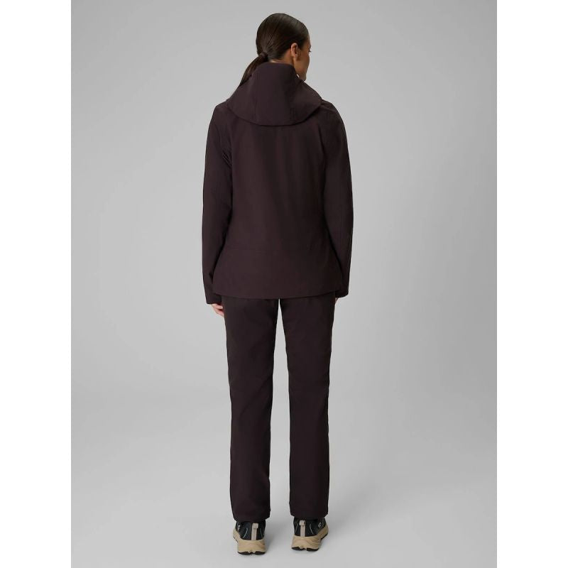 Women's trekking trousers softshell windproof membrane 10000 4F 4FRAW26TFTRF1608-80S
