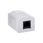Lanberg OU5-0001-W surface-mounted socket (RJ-45; cat. 5e; UTP; white) Kable, gniazda i wtyki/Puszki wyposażone Your Sports Performance